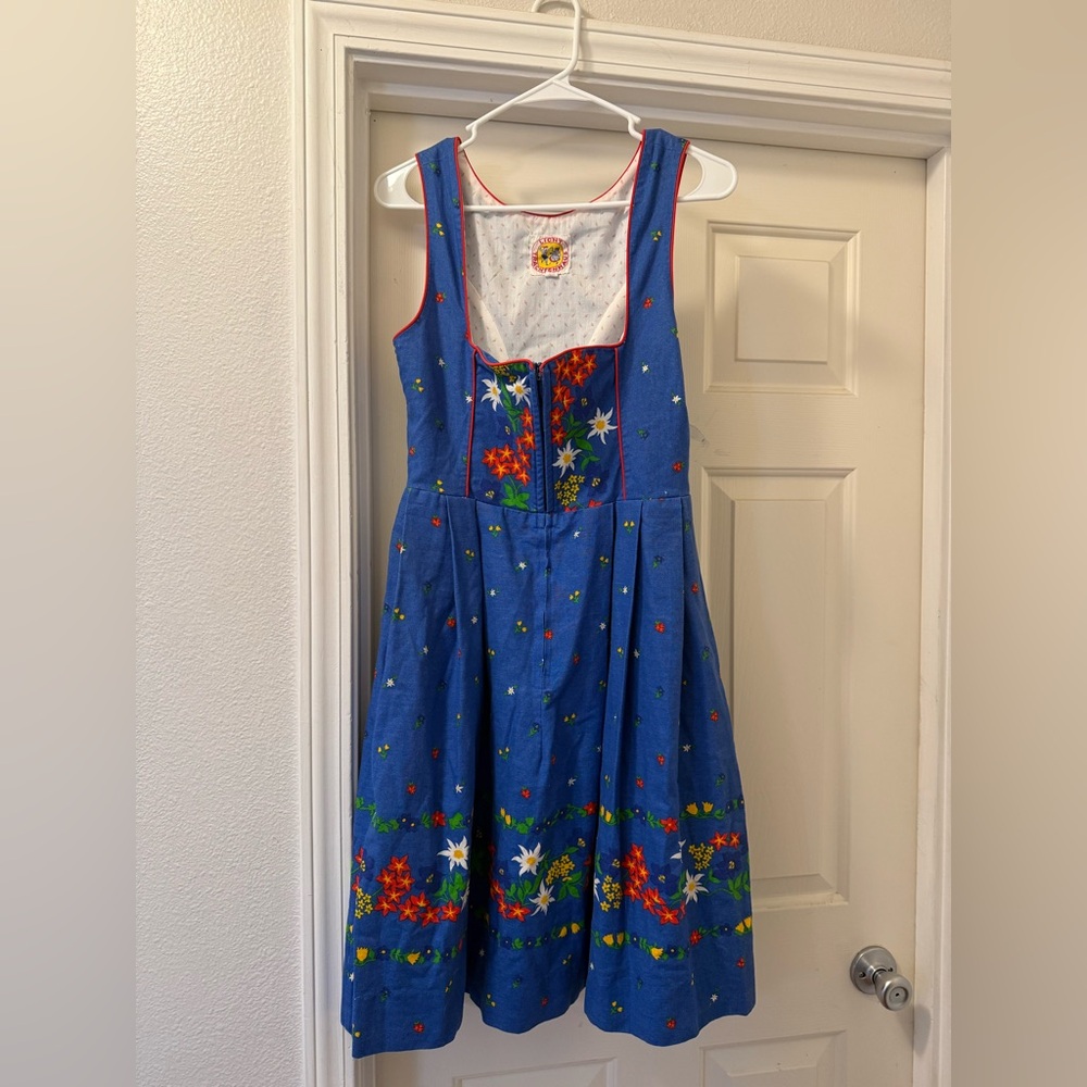 VTG Licht Trachtenhaus Handmade Dirndl Dress Oktoberfest German Made